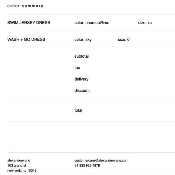 T by Alexander Wang Wash+Go Dress, Like New - Picture 2 of 2